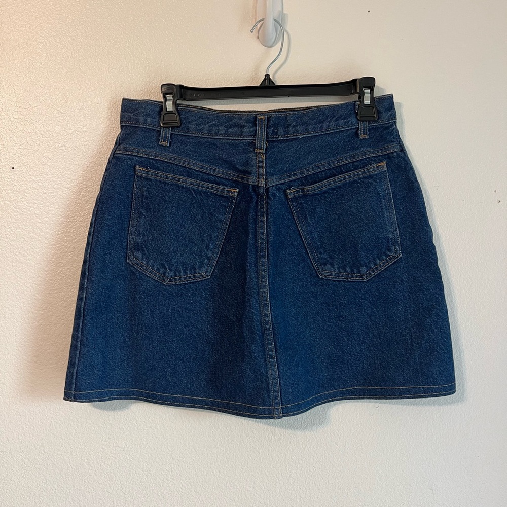 American Vintage Dark Blue Mini Skirt - Picture 3 of 4